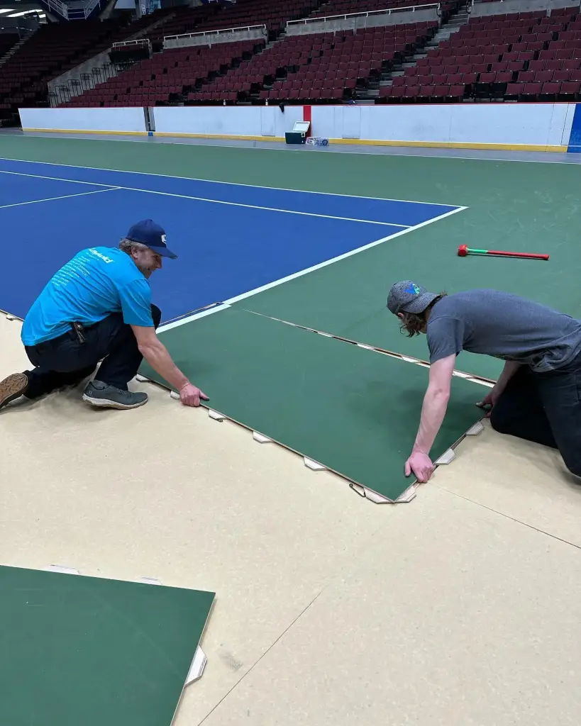 Sport court installation service Vancouver Victoria Playco