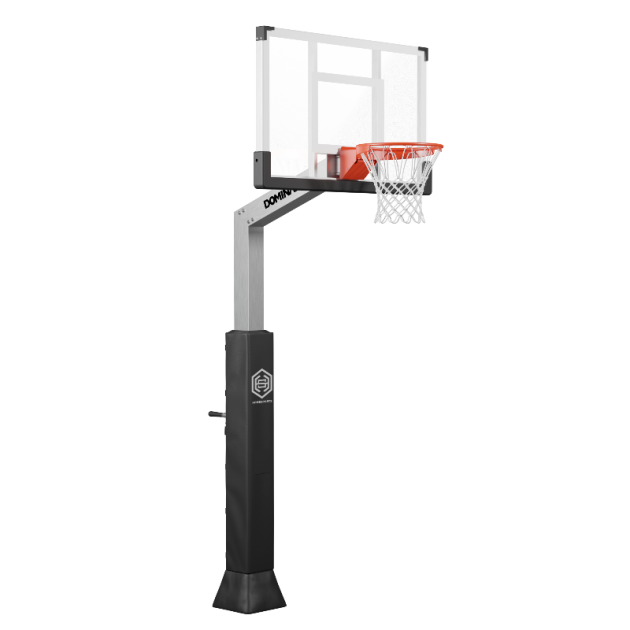 Dominator 54 inch adjustable basketball hoop system victoria playco