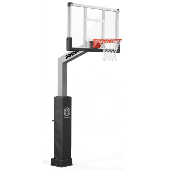 Dominator 60 inch adjustable basketball hoop system victoria playco