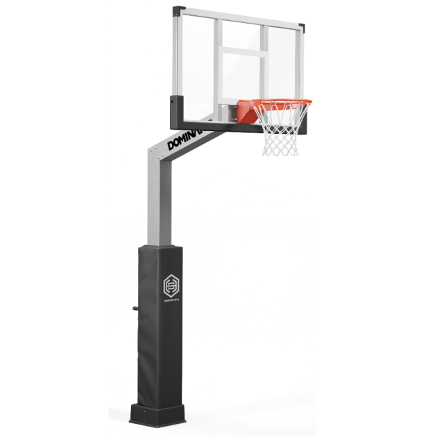 Dominator 60 inch adjustable basketball hoop system victoria playco