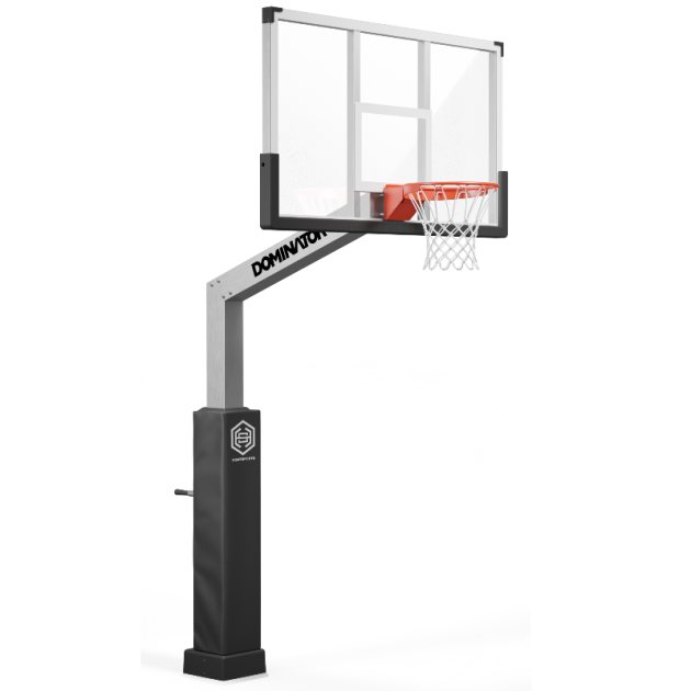 Dominator 72 inch adjustable basketball hoop system victoria playco