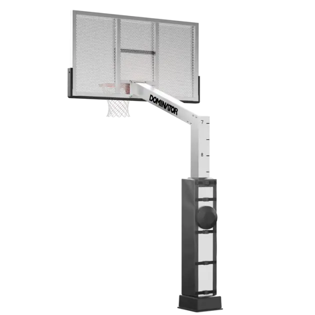 Dominator 72 inch fixed height basketball hoop system victoria playco